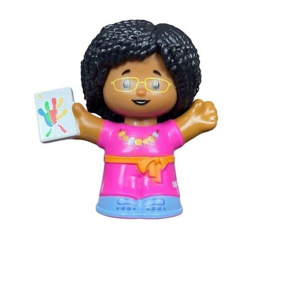 Fisher Price Little People School Art Teacher Painter Community Helpers 2022 - Picture 1 of 4